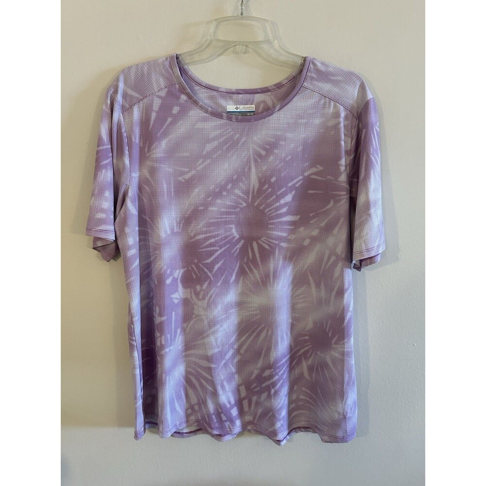Columbia Women's Chill River Short Sleeve Tee Purple Size XL